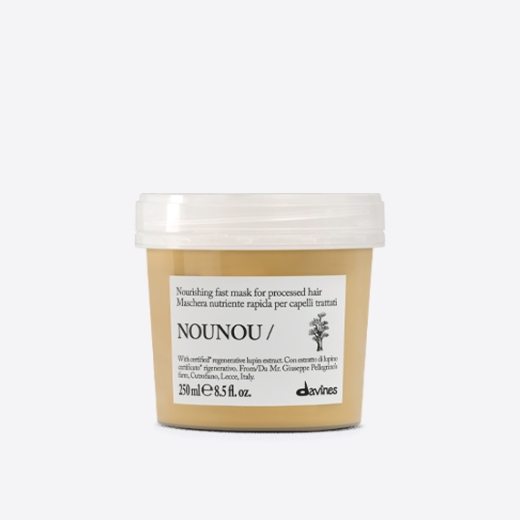 Nounou Máscara, nounou, máscara, nounou mask, essential haircare nounou, cabelo descolorado, cabelo tratado, cabelo permanente, permanente, descoloração