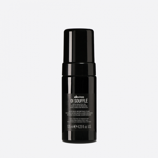 davines, oi soufllé, soufllé, davines brilho, davines oi, linha oi, espuma sedosa, protetor térmico