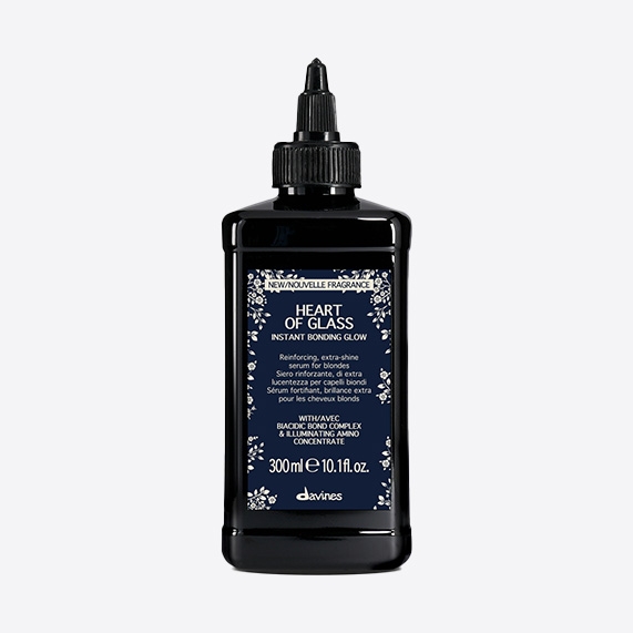 Heart of Glass Instant Bonding Glow, instant glow, brilho, cabelo louro, cabelo loiro, loiro descolorado, loiro natural, davines heart of glass