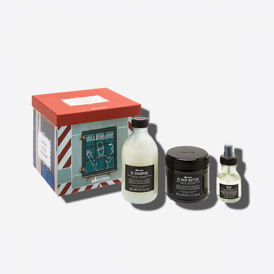 The Vibrant & The Realistic, gift box, natal, Linha OI, todos os tipos de cabelo, oi shampoo, oi butter, oi oil